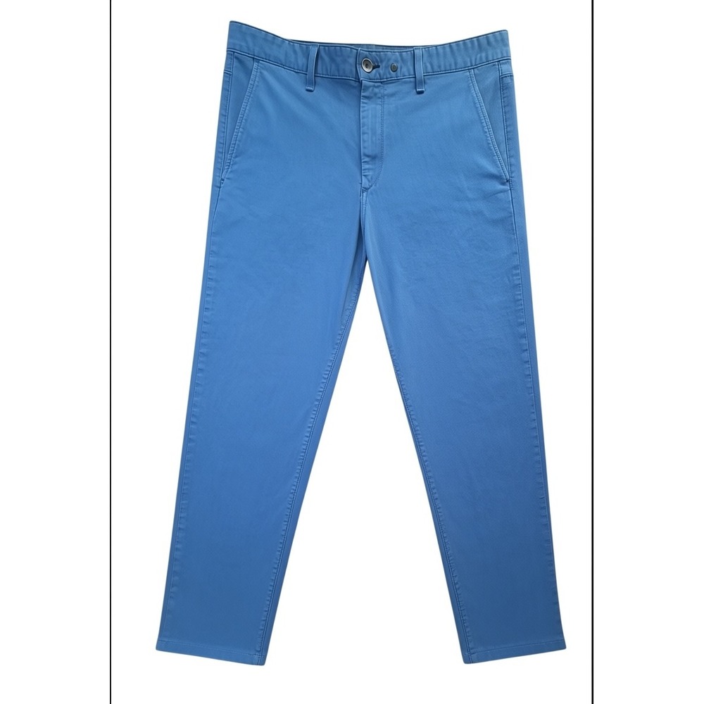 Rag & Bone Mens Fit 2 Slim Chino Pants Blue Stretch Cotton Size 34 M1723O060LPB